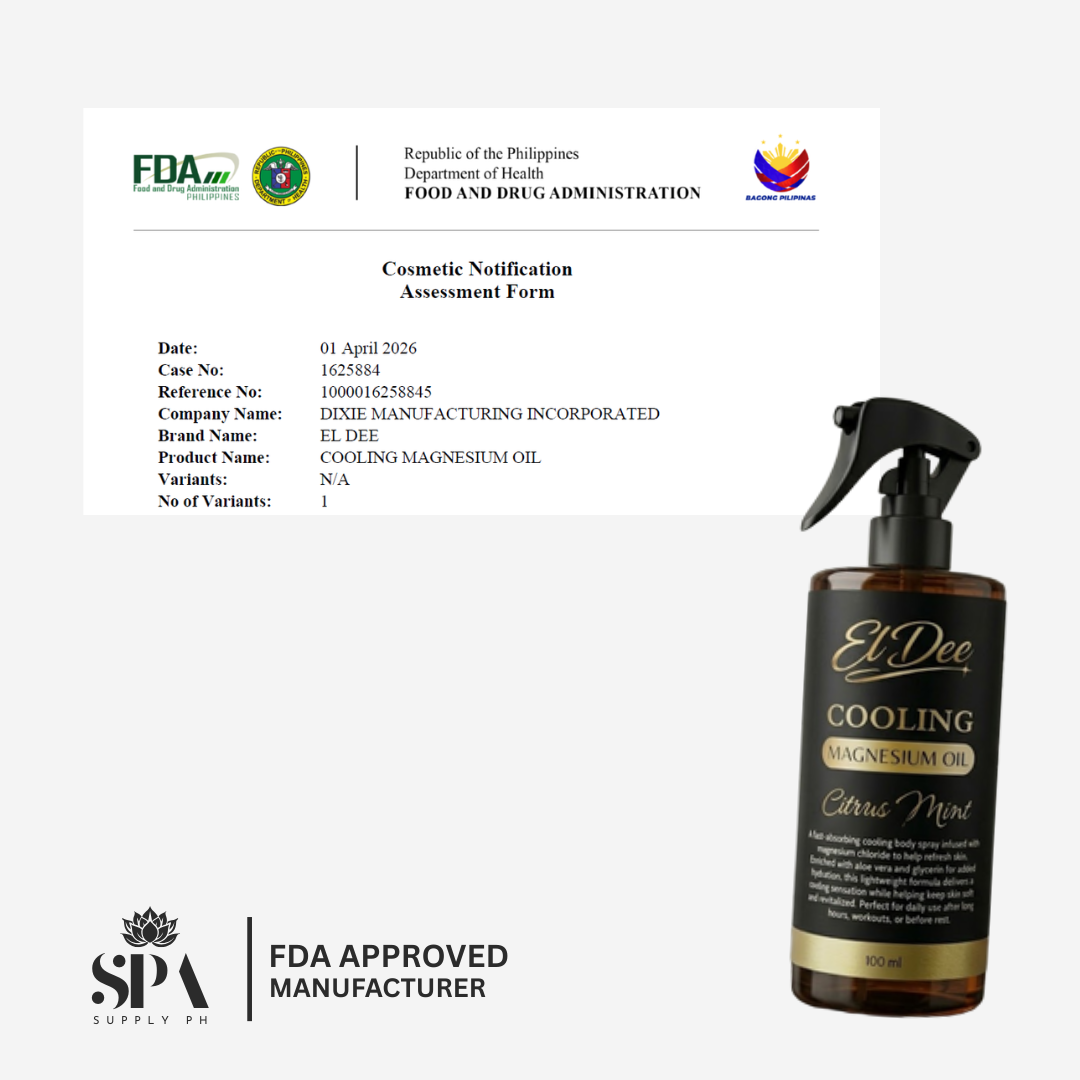 El Dee FDA cosmetic notification assessment form